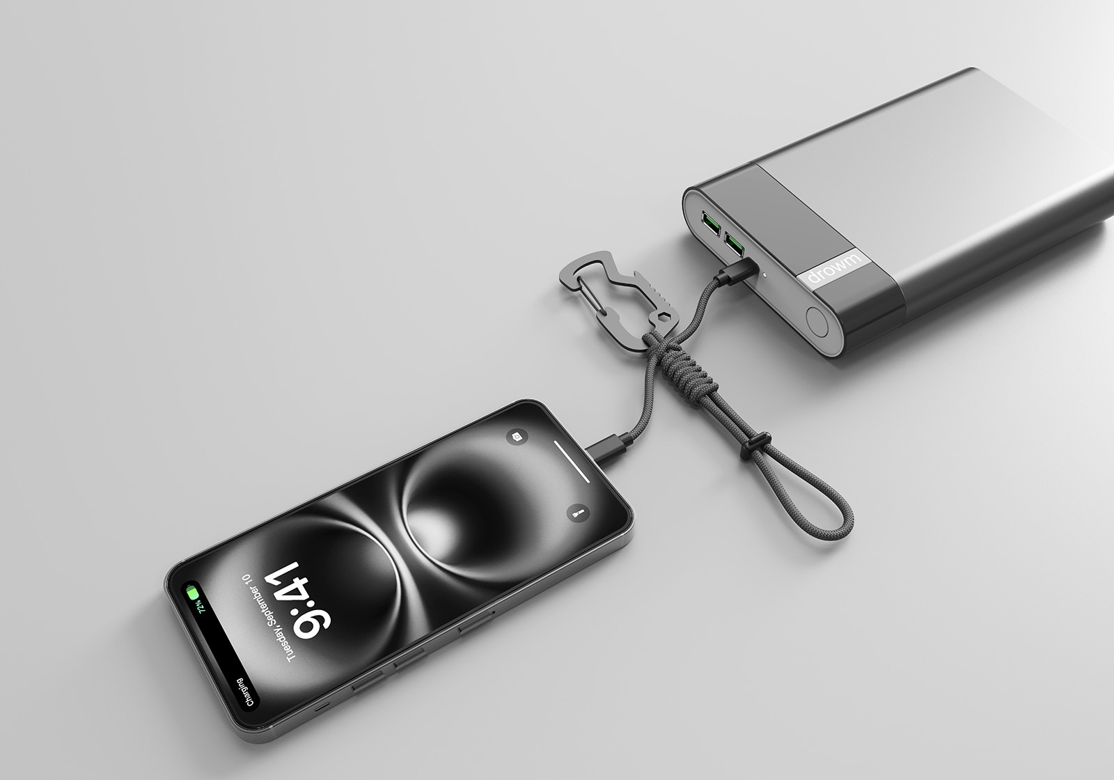 Noble Technology Awards Winner - Shenzhen Microwoo Electronic Technology Co.,Ltd - Multi-ChargeCarabiner keeper